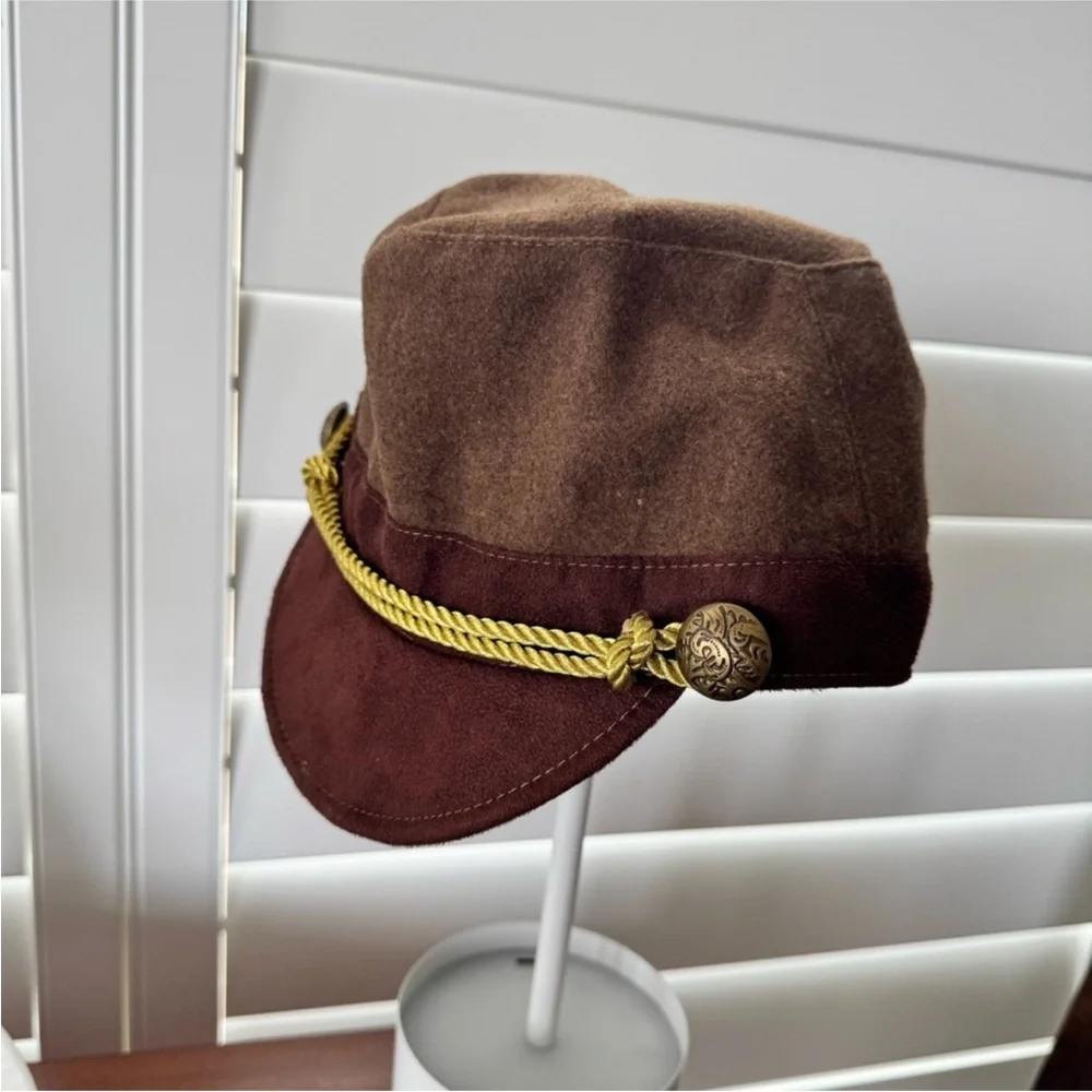 Elope Steamworks Steampunk Cadet Brown Hat Adult